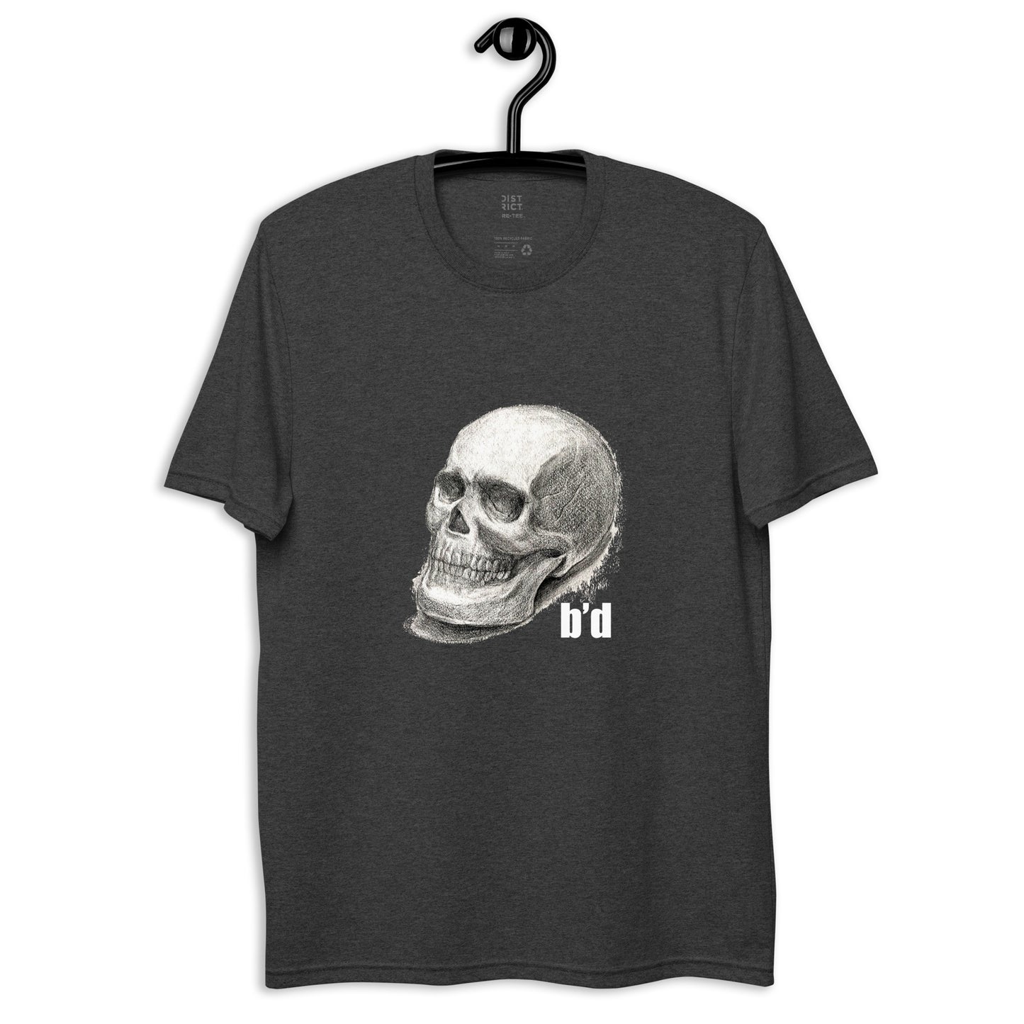 Skull unisex recycled t-shirt